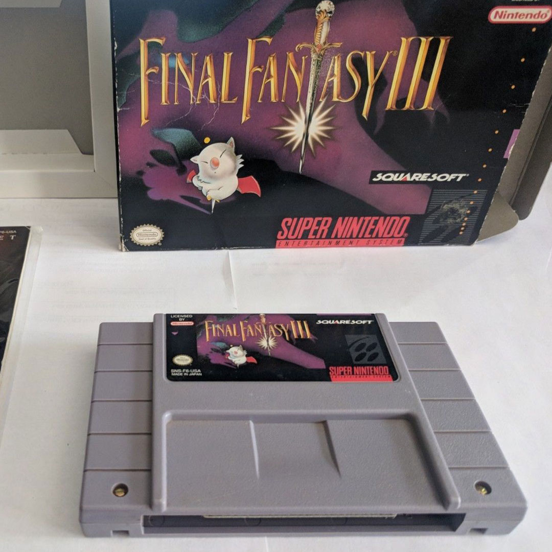 Final Fantasy 1 only Box Nintendo Famicom FC NES Japan Import