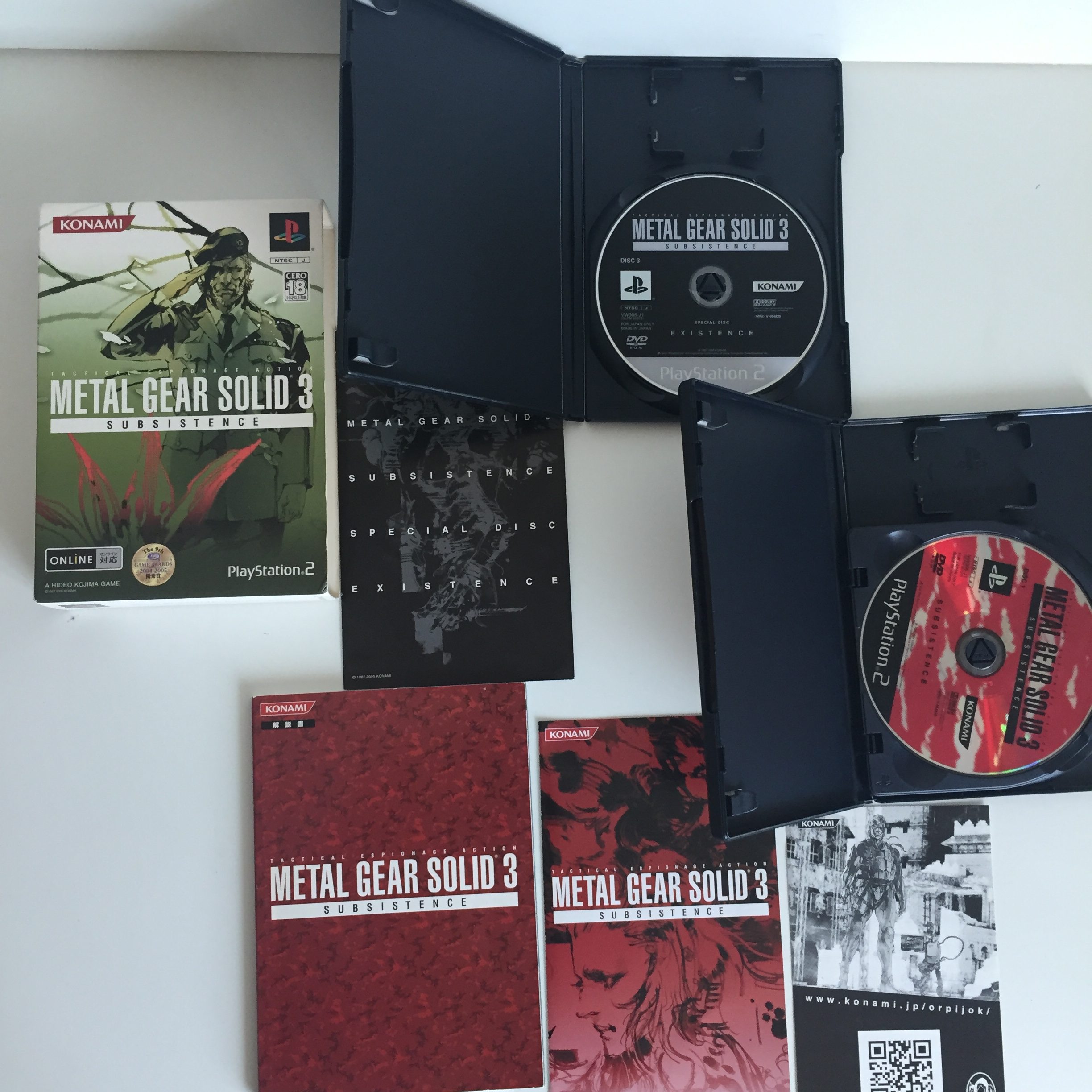 Metal Gear Solid 3 Subsistence PS2 Game For Sale