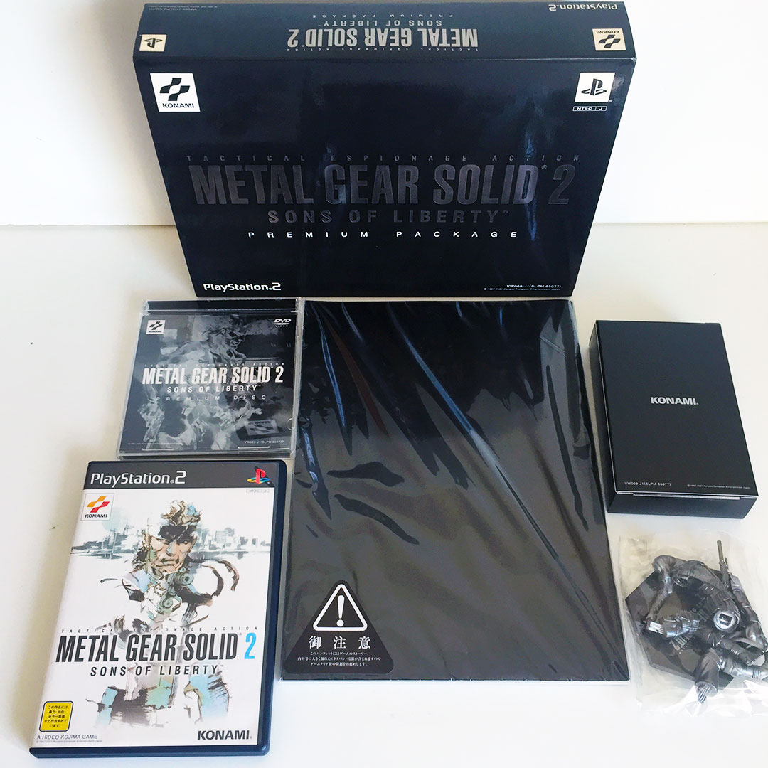 Metal Gear Solid 2 Sons of Liberty Premium Package. Limited Edition. PS2  [Japan Import] - Retrobit Game