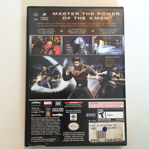 X-Men: The Official Game Gamecube [NTSC US] - Image 2