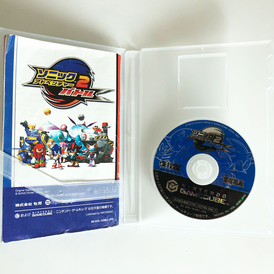 SONIC ADVENTURE 2 BATTLE GameCube Nintendo For JP System 1734 gc