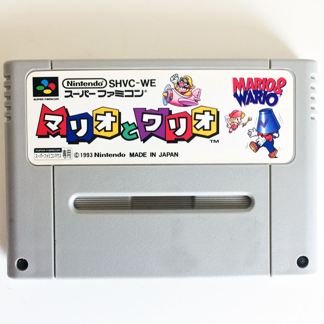 Mario and sales wario super famicom