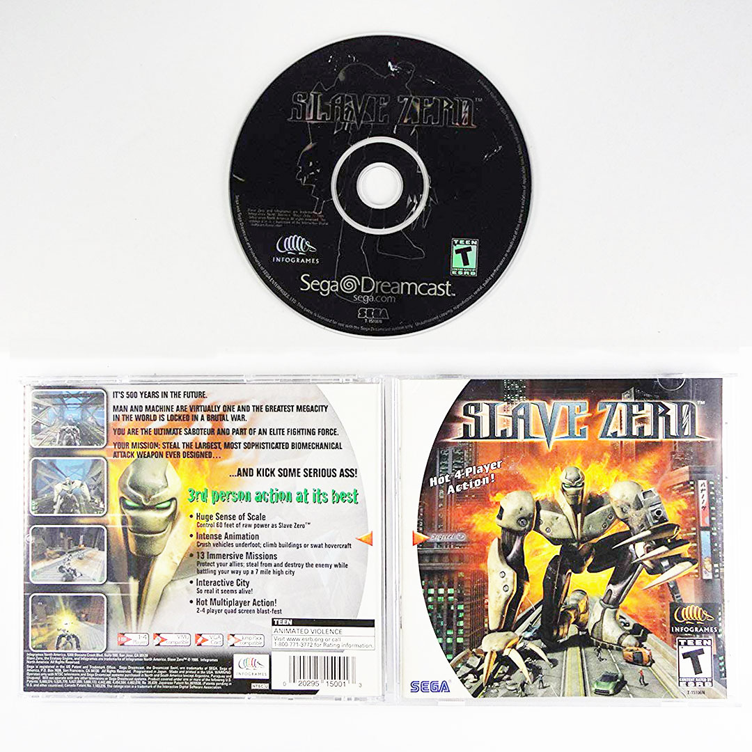 Slave Zero Dreamcast NTSC US Retrobit Game