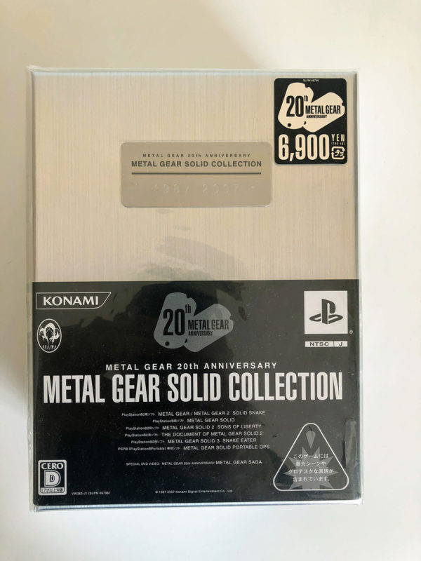 Metal Gear Solid 20th Anniversary: Metal Gear Solid Collection (NEW unused) PS2 [Japan Import]