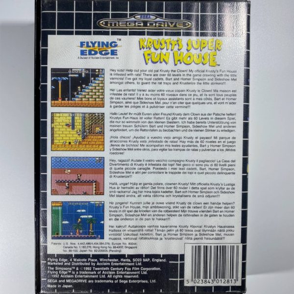 Krusty's Fun House Mega Drive [PAL UK] - Image 2