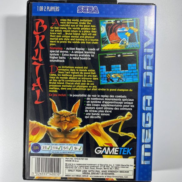 Brutal: Paws Of Fury Mega Drive [PAL UK] - Image 2