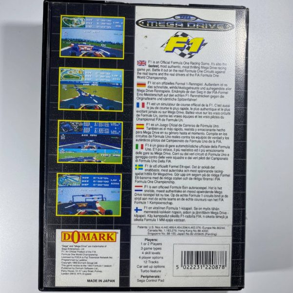F1 World Championship Mega Drive [PAL UK] - Image 2