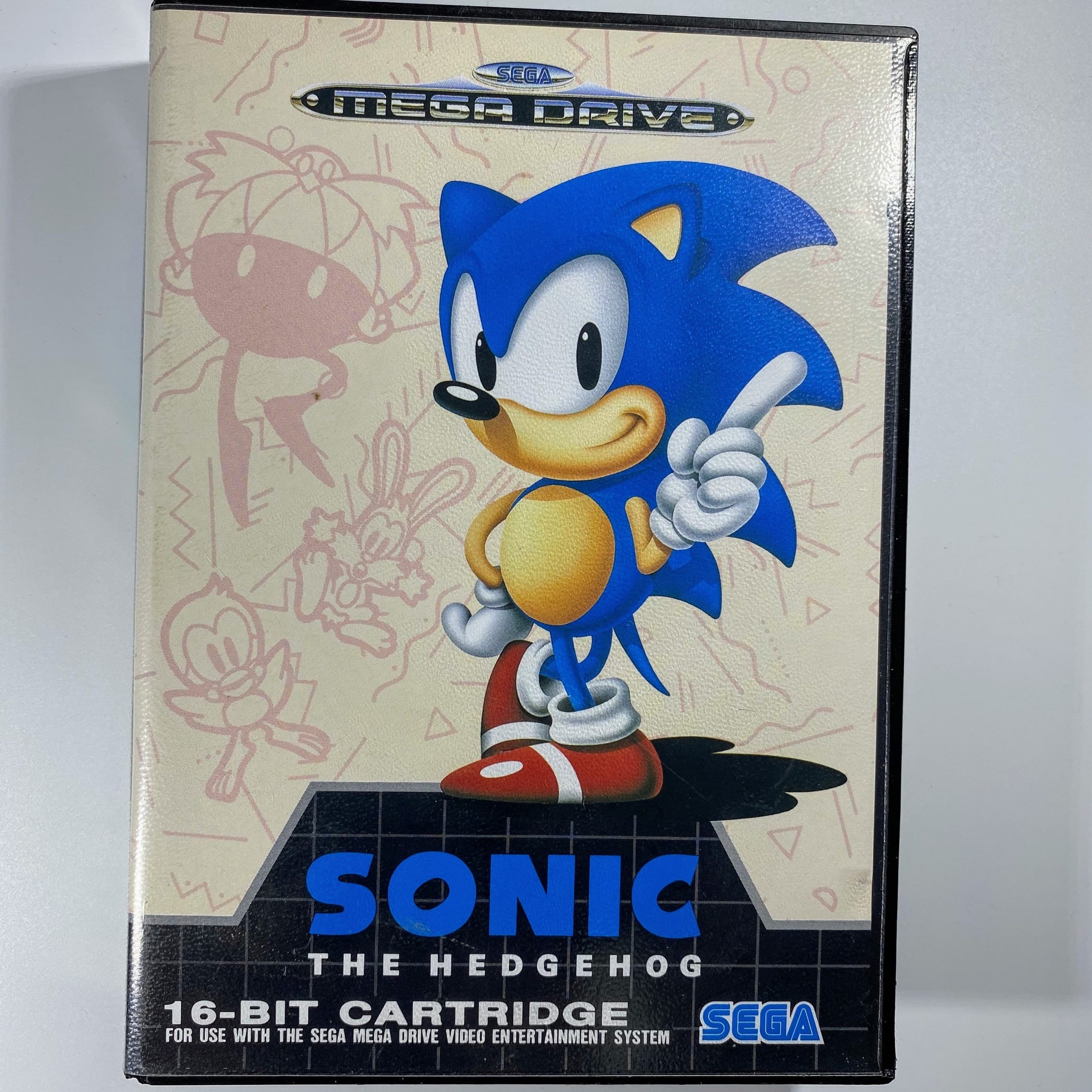 Sega Mega Drive Sonic the Hedgehog 2 European US Seller W/ Case And Manual  CIB