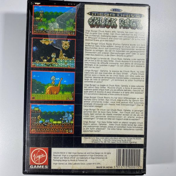 Chuck Rock Mega Drive [PAL UK] - Image 2