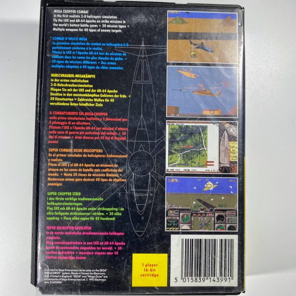 LHX Attack Chopper Mega Drive [PAL UK] - Image 2