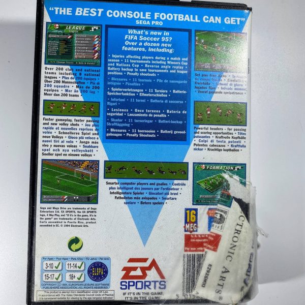 FIFA Soccer 95 Mega Drive [PAL UK] - Image 2