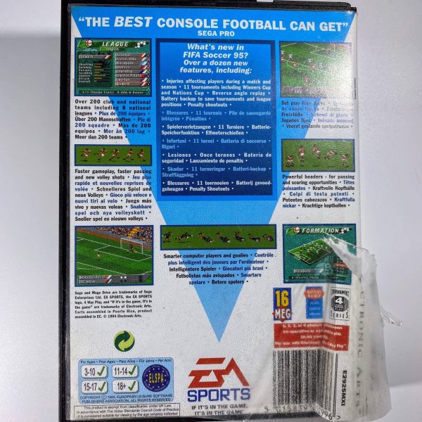FIFA Soccer 95 Mega Drive [PAL UK] - Image 8