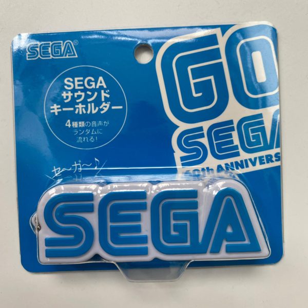 Sega 60th Anniversary Sound Keychain Keyring "Seeegaaa!♫" New [Japan Import]